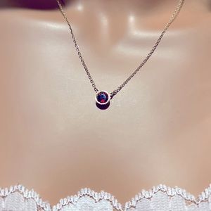 10k yellow gold Garnet Necklace